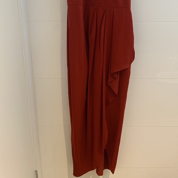 Forever New Abbey Wrap Maxi Party Dress in Rust in Size 10 - Picture 6 of 17